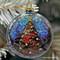 Wonderful Santa Claus Stained Glass Christmas Ornament, Holiday Tree Portrait Decor